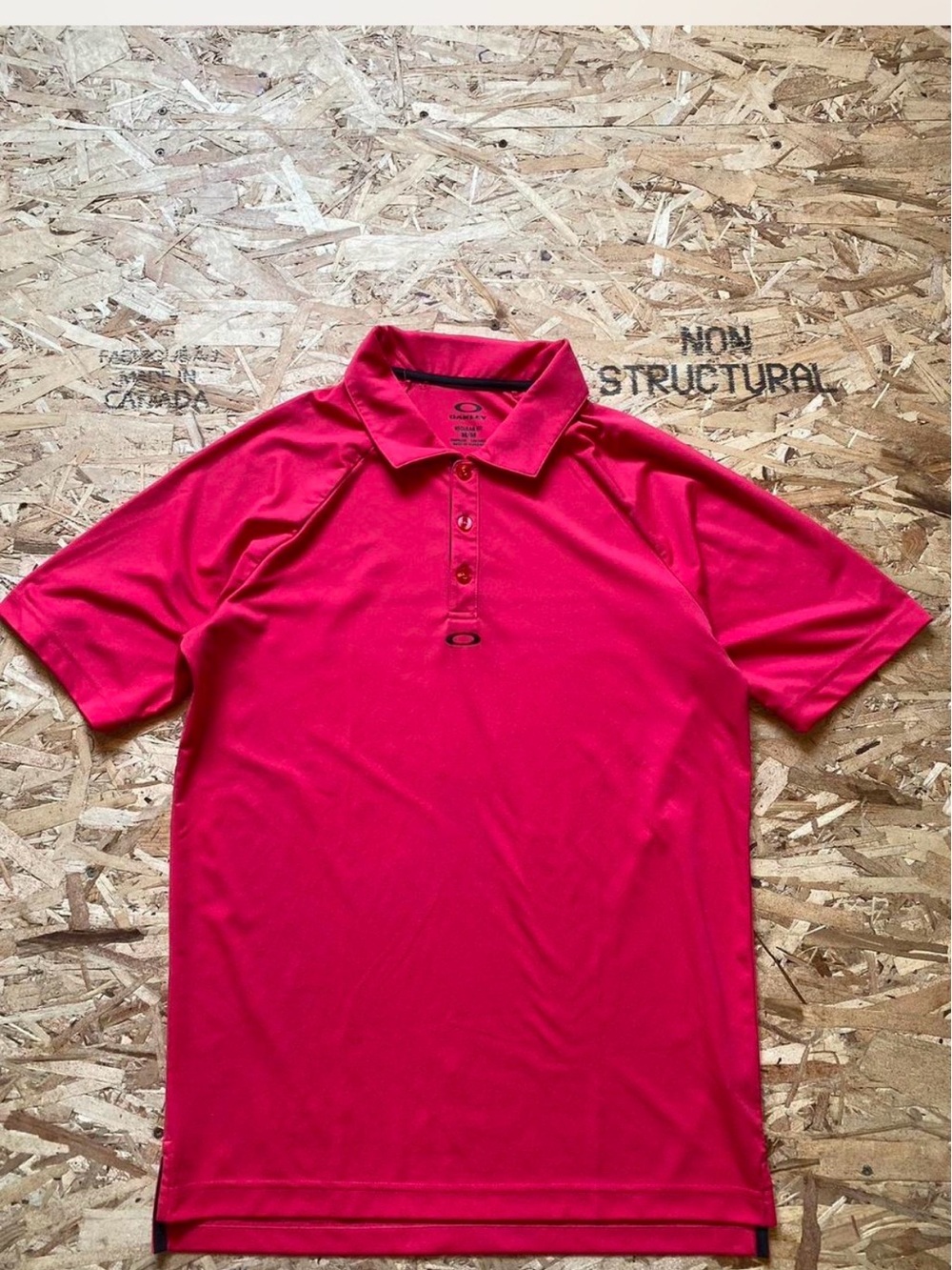 Oakley Men's Pink Short-Sleeve Polo